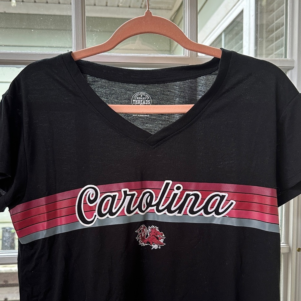 Rivalry Threads Black Graphic Carolina Gamecocks Tee